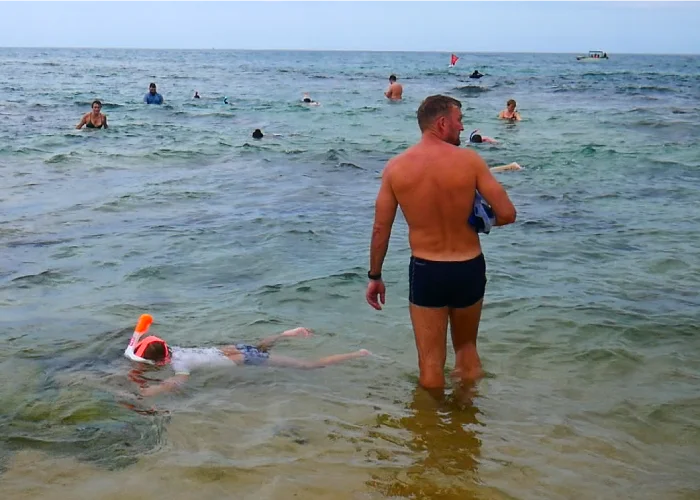 Snorkeling in Hikkaduwa