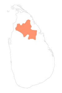 Sri Lanka Map, North Central Province