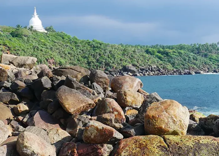 Jungle beach and "Rumassala"